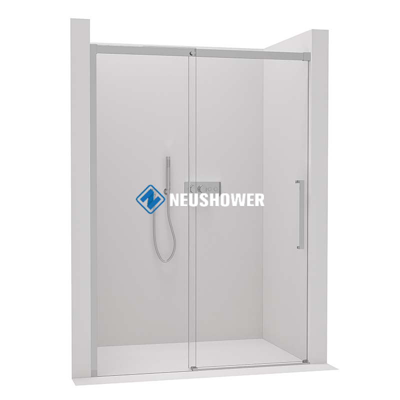 DY906 Made In China High Quality Tempered Glass Shower Enclosure With Soft-close Sliding Door